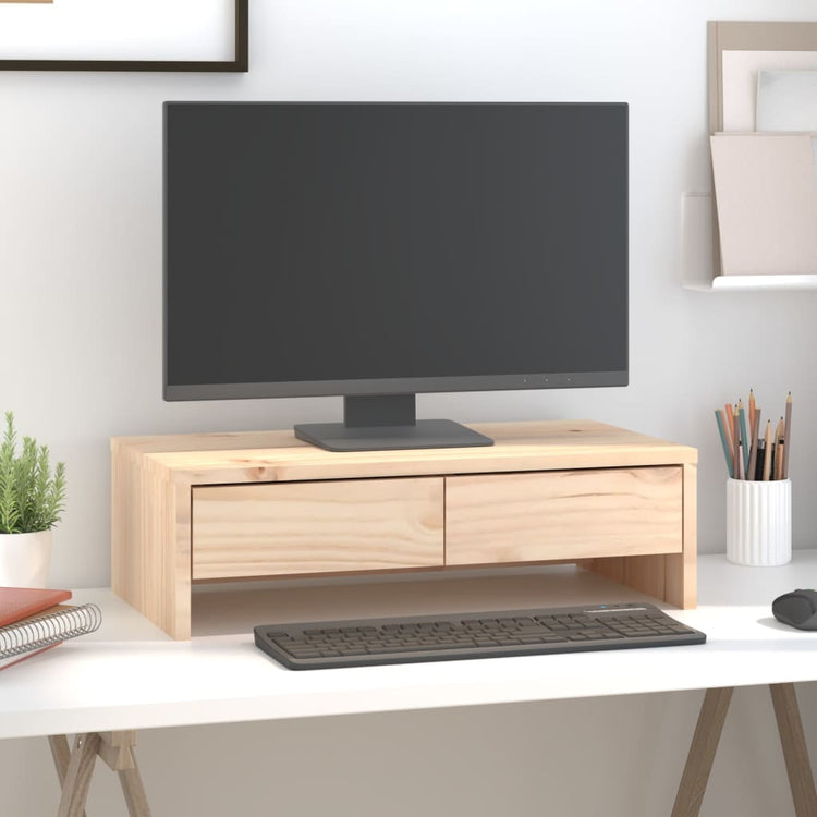 Vidaxl Monitor steht 50x27x15 cm Festkiefer