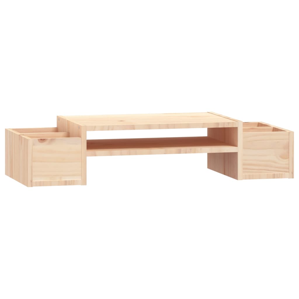 Vidaxxl Monitorständer 70x27,5x15 cm massives Kiefernholz