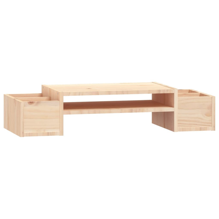 Vidaxxl Monitorständer 70x27,5x15 cm massives Kiefernholz