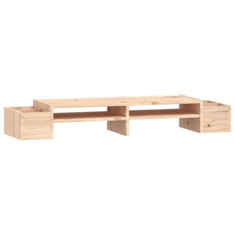 Vidaxxl Monitorständer 100x27,5x15 cm massives Kiefernholz
