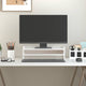 VidaXL Monitorständer 50x24x16 cm massives Kiefernholz weiß