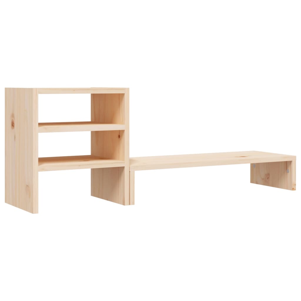Vidaxl Monitor Stand 81x20x30 cm Festkiefer