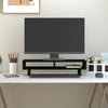 Vidaxl Monitor Stand 60x27x14 cm Festkiefer schwarz schwarz