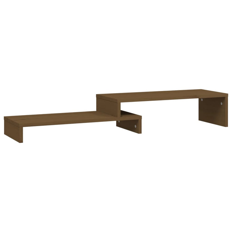 Vidaxl Monitor Stand (52-101) x22x14 cm Kiefern Honigbraun
