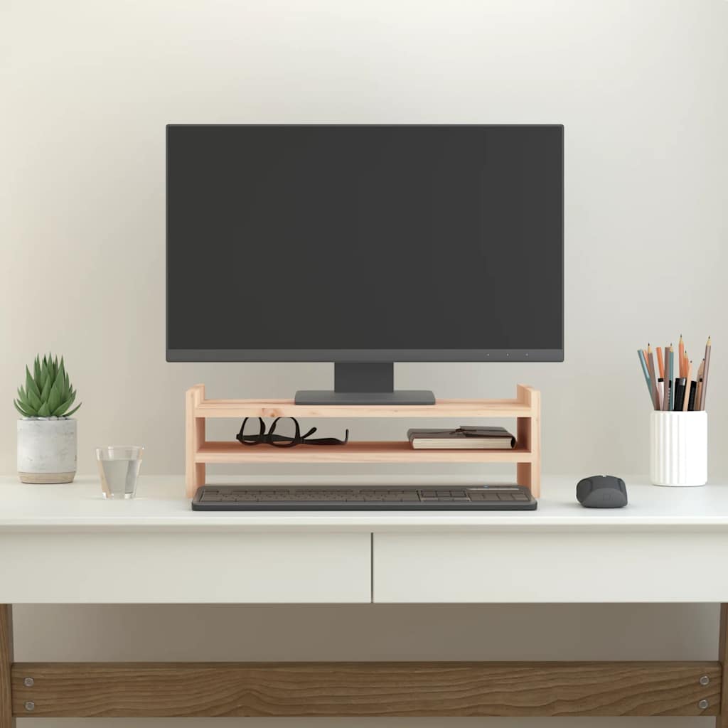 Vidaxl Monitor steht 50x27x15 cm Festkiefer