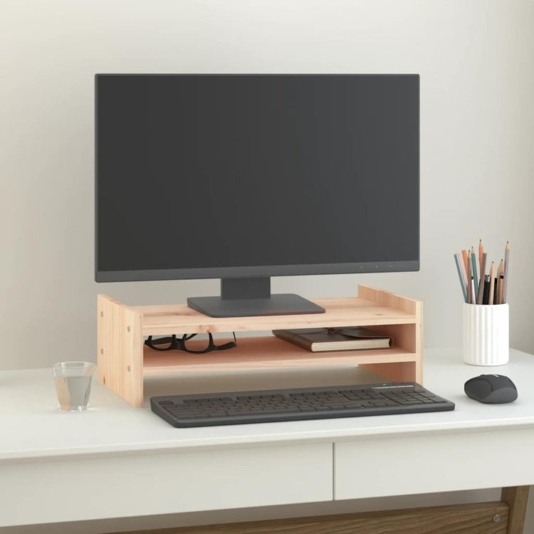 Vidaxl Monitor steht 50x27x15 cm Festkiefer