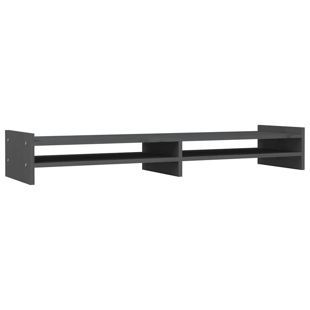 Vidaxl Monitor Standard 100x27x15 cm Festkiefergrau
