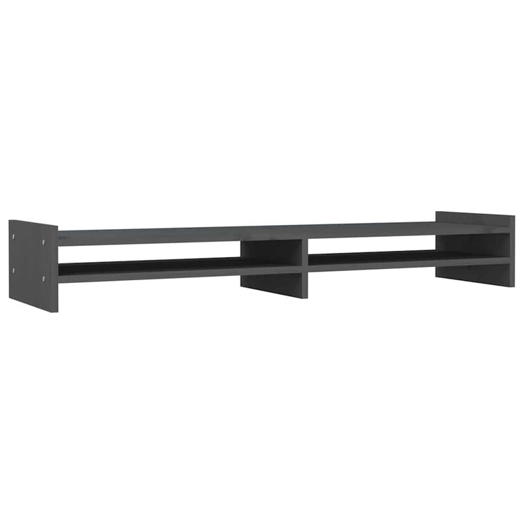 Vidaxl Monitor Standard 100x27x15 cm Festkiefergrau