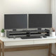 Vidaxl Monitor Standard 100x27x15 cm Festkiefergrau