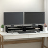 Vidaxl Monitor Standard 100x27x15 cm Festkiefer schwarz