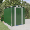 Vidaxl Garden Shed 192x274x223 cm verzinkter Stahlgrün