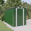 Vidaxl Garden Shed 192x357x223 cm verzinkter Stahlgrün