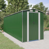 Vidaxl Garden Shed 192x606x223 cm verzinkter Stahlgrün