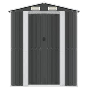 Vidaxl Garden Shed 192x191x223 cm verzinkter Stahl -Anthrazit -gelöscht - afbeelding 3