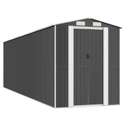 Vidaxl Garden Shed 192x689x223 cm verzinkter Stahl -Anthrazit -gelöscht - afbeelding 2