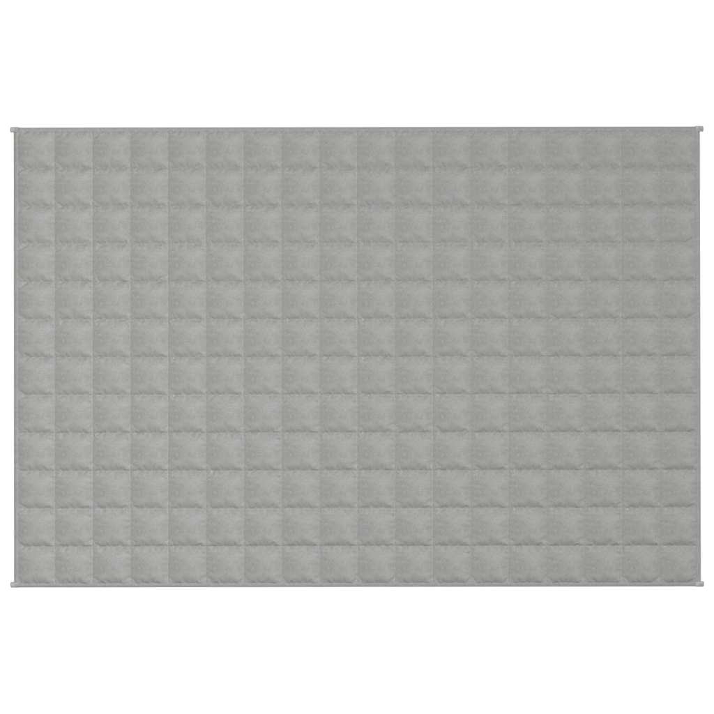 Vidaxl schwache Decke 120x180 cm 5 kg Stoff grau