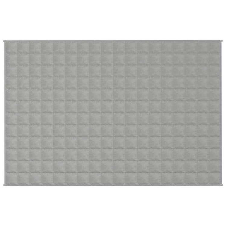 Vidaxl schwache Decke 120x180 cm 5 kg Stoff grau