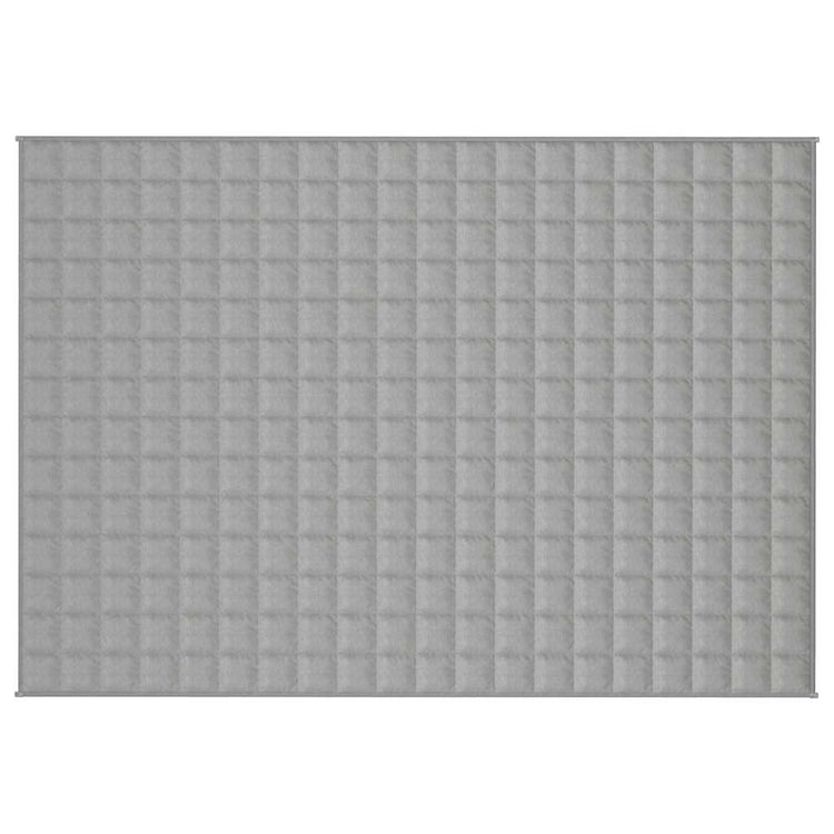Vidaxl Schwache Decke 138x200 cm 6 kg Stoff grau