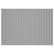 Vidaxl schwache Decke 138x200 cm 10 kg Stoff grau - afbeelding 3