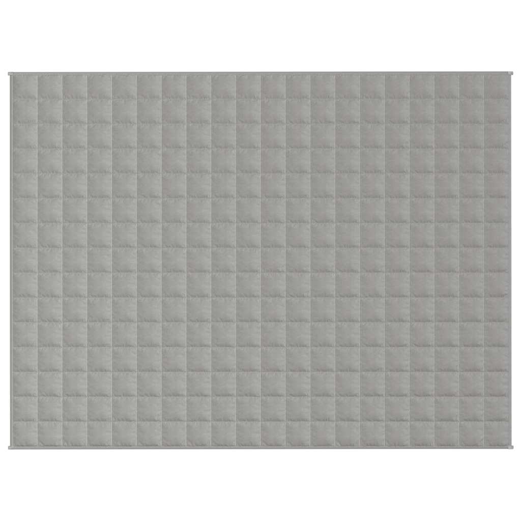 Vidaxl schwache Decke 150x200 cm 7 kg Stoff grau