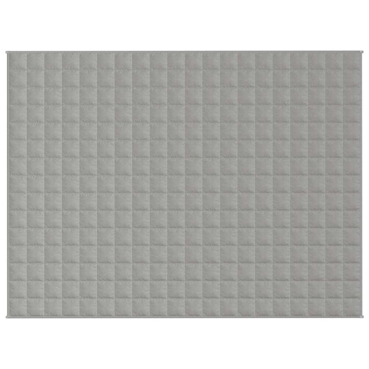Vidaxl schwache Decke 150x200 cm 7 kg Stoff grau
