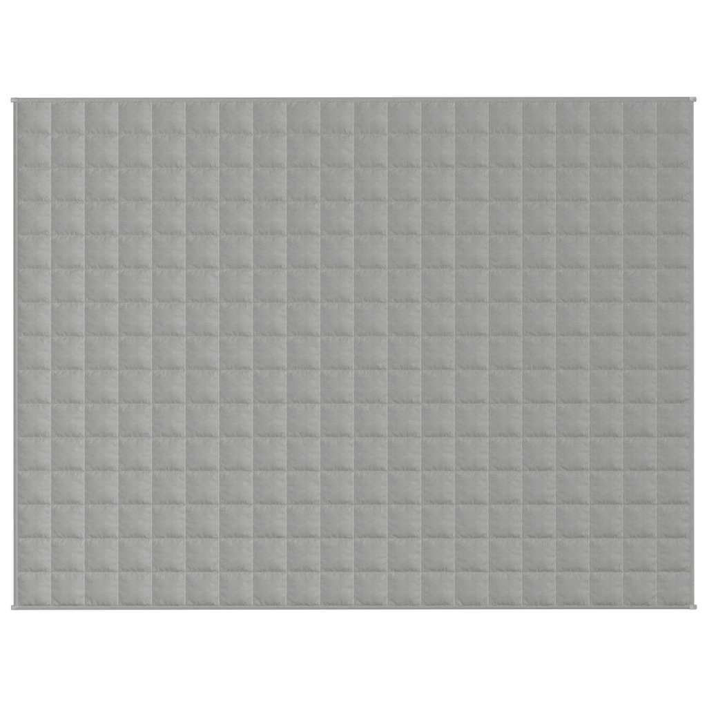 Vidaxl schwache Decke 150x200 cm 11 kg Stoff grau