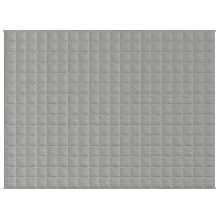 Vidaxl schwache Decke 150x200 cm 11 kg Stoff grau