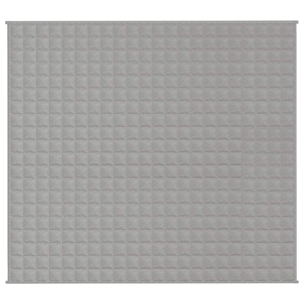 Vidaxl schwache Decke 200x225 cm 13 kg Stoff grau