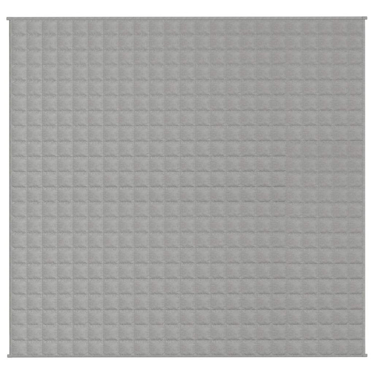 Vidaxl schwache Decke 220x235 cm 11 kg Stoff grau