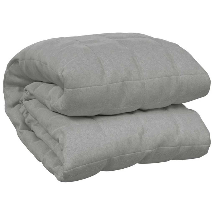 Vidaxl schwache Decke 220x235 cm 15 kg Stoff grau