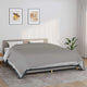 Vidaxl schwache Decke 220x260 cm 11 kg Stoff grau