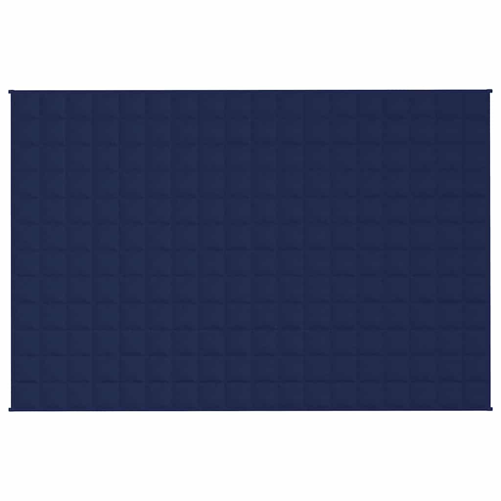 Vidaxl schwache Decke 120x180 cm 9 kg Stoff blau