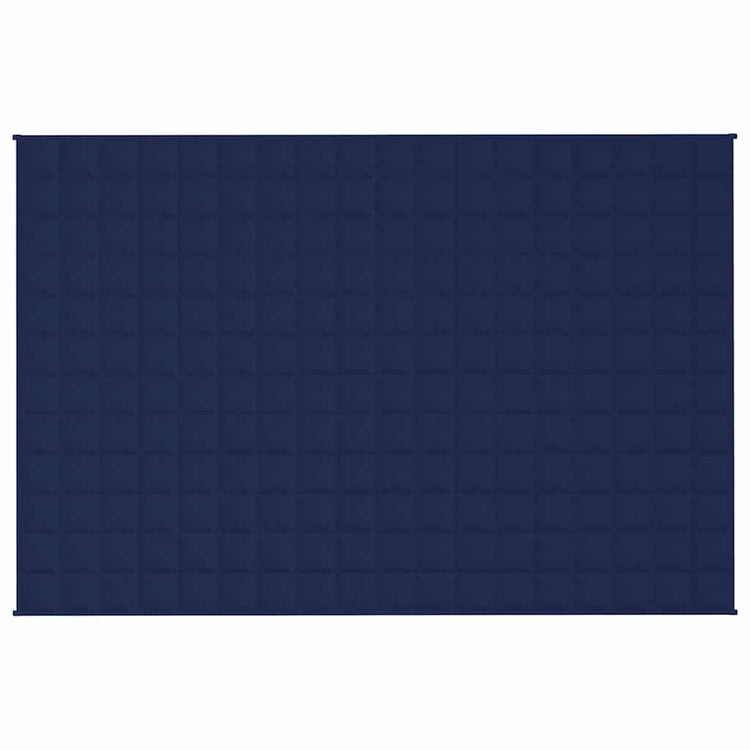 Vidaxl schwache Decke 120x180 cm 9 kg Stoff blau
