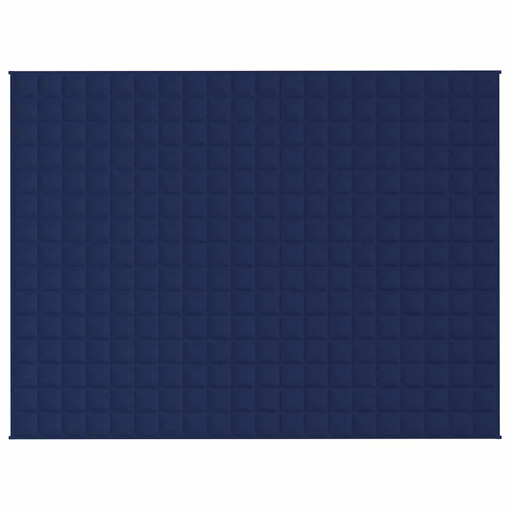 Vidaxl schwache Decke 150x200 cm 11 kg Stoff blau