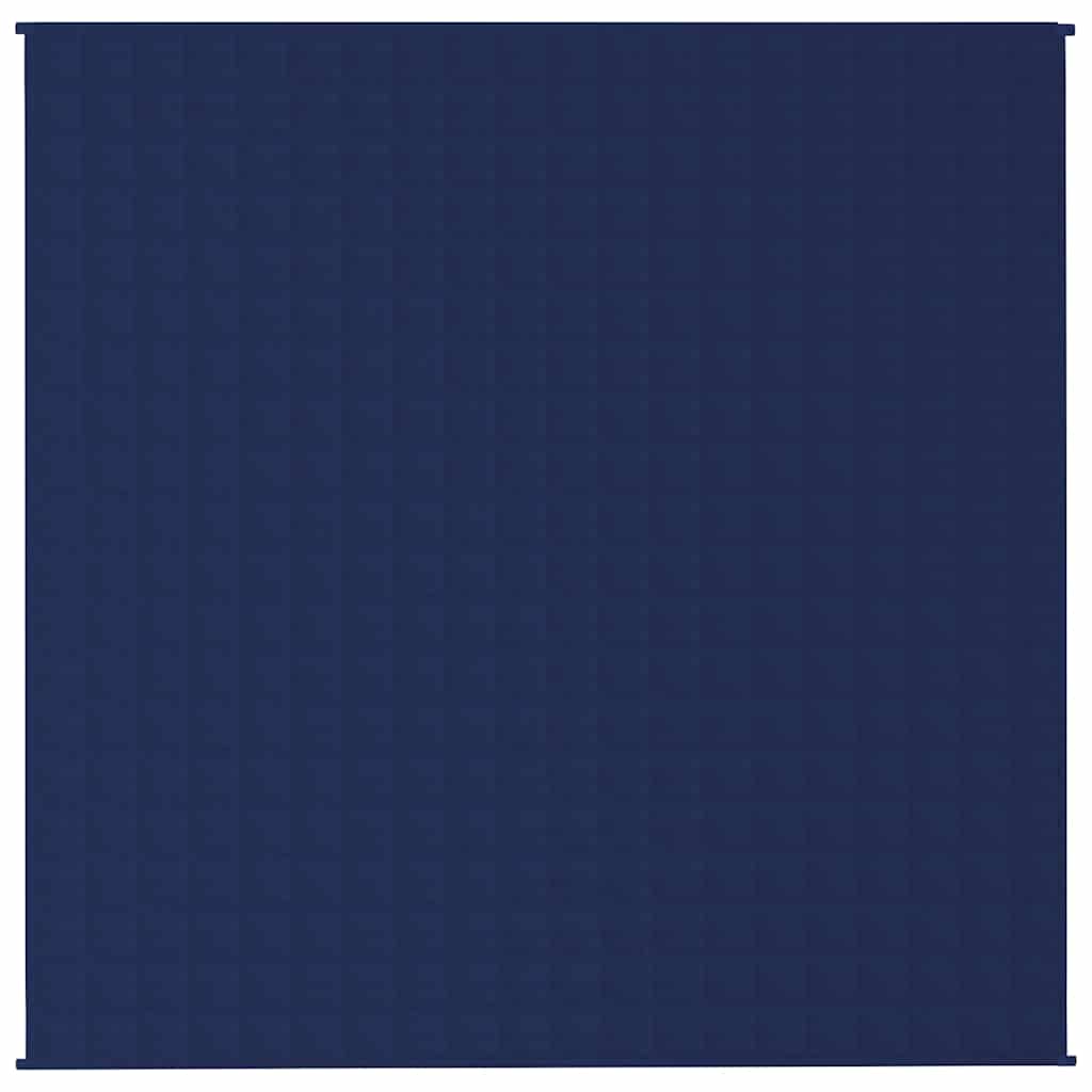 Vidaxl schwache Decke 200x200 cm 13 kg Stoff blau