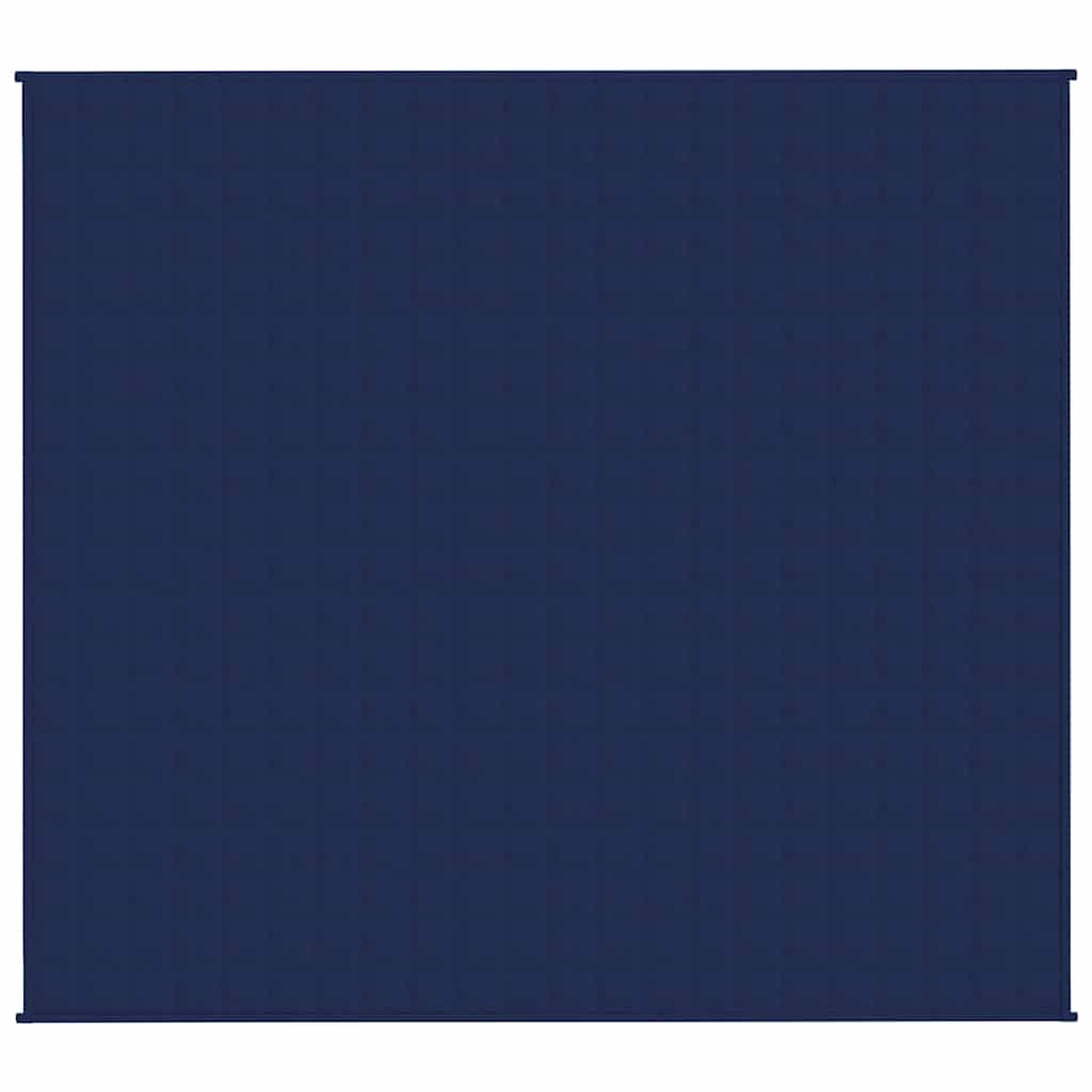 Vidaxl schwache Decke 200x225 cm 9 kg Stoff blau