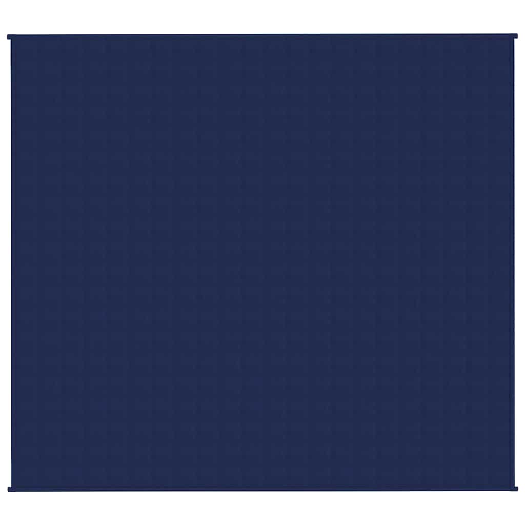 Vidaxl schwache Decke 200x225 cm 13 kg Stoff blau