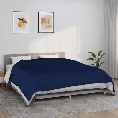 Vidaxl schwache Decke 235x290 cm 11 kg Stoff blau