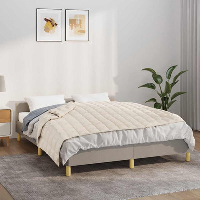 Vidaxl schwache Decke 120x180 cm 9 kg Stofflampencreme -Colored
