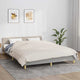 Vidaxl schwache Decke 200x225 cm 9 kg Stoff Light Cream -Colored