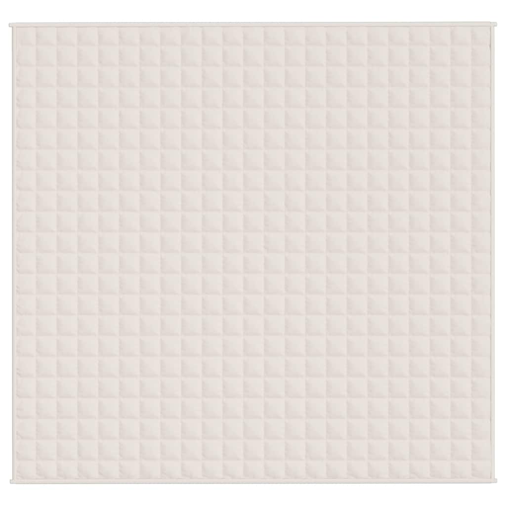 Vidaxl schwache Decke 220x235 cm 15 kg Stofflampencreme -Colored