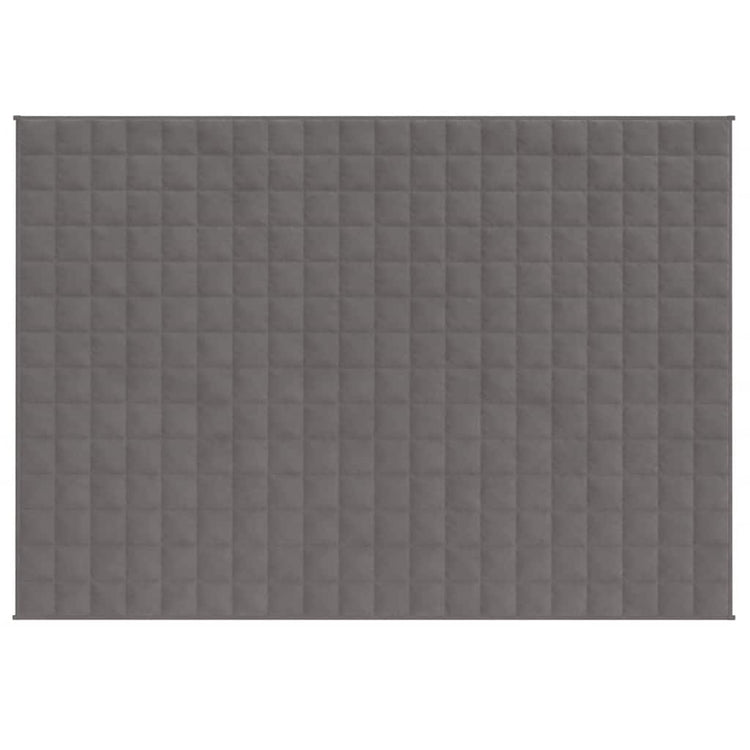 Vidaxl schwache Decke 150x200 cm 11 kg Stoff grau