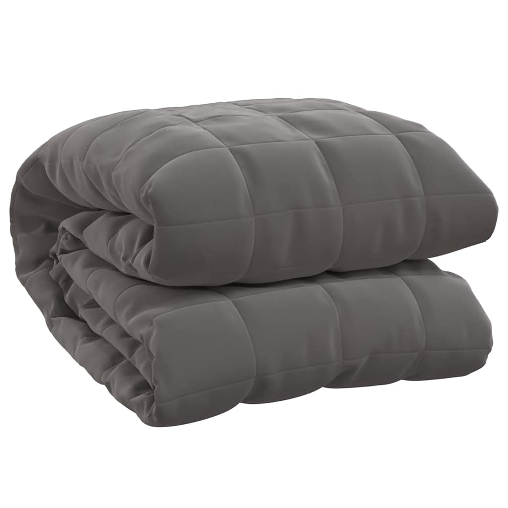 Vidaxl Schwacheurdecke 155x220 cm 11 kg Stoff grau