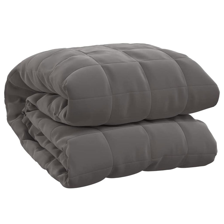 Vidaxl Schwacheurdecke 155x220 cm 11 kg Stoff grau