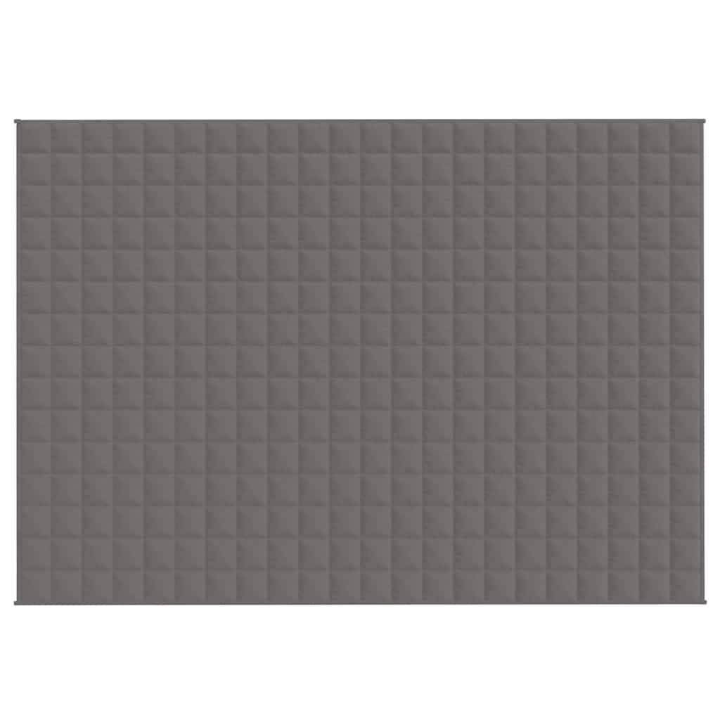 Vidaxl Schwacheurdecke 155x220 cm 11 kg Stoff grau