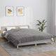 Vidaxl schwache Decke 200x200 cm 9 kg Stoff grau