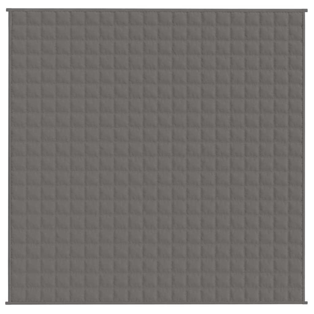 Vidaxl Schwacheurdecke 200x200 cm 13 kg Stoff grau