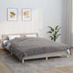 Vidaxl schwache Decke 200x225 cm 9 kg Stoff grau
