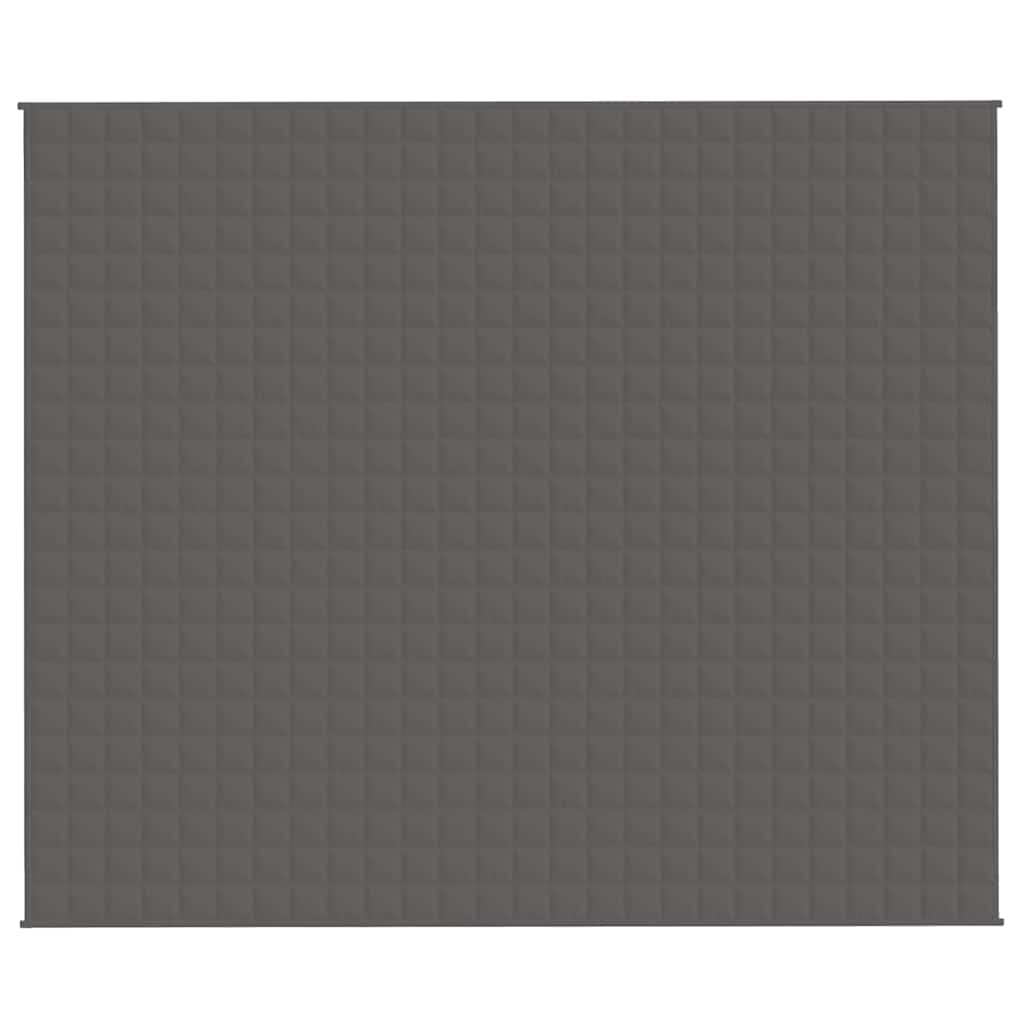 Vidaxl schwache Decke 220x260 cm 11 kg Stoff grau