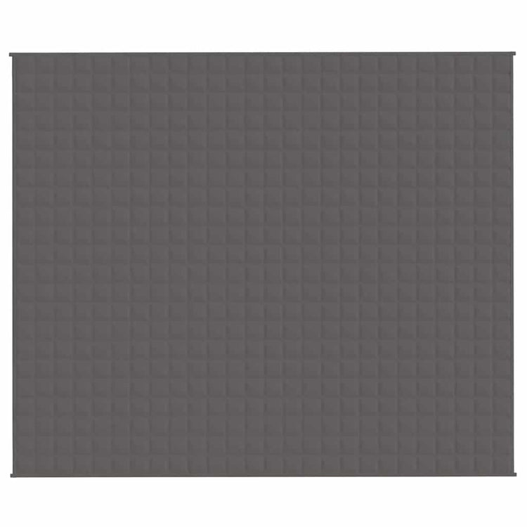 Vidaxl schwache Decke 220x260 cm 15 kg Stoff grau